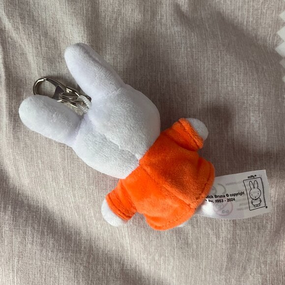 Miffy Orange Fitted Plushie Keychain & Bag Charm - Picture 4 of 4